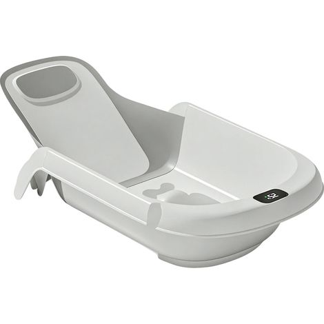 Siège de bain pour bébé, design convertible, capteur de température de sécurité, GRIS (1/2)