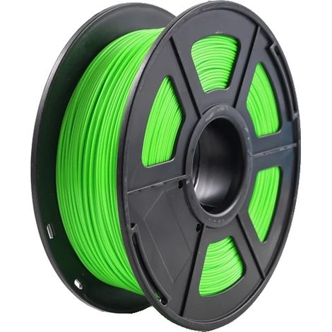 Filamento per stampante 3D, materiale PETG, stampa facile, verde (1/2)