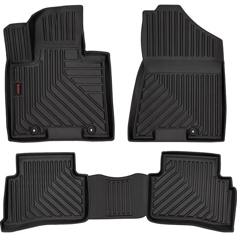 3D-Gummifußmatten für Kia Sportage III (SUV, 2010–2015) – 5 cm Rand