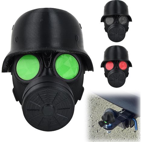 Cache Boule Attelage, Capuchon pour Attelage de Remorque, Boule Attelage Caoutchouc Antipoussière et Étanche Caoutchouc, Capuchon de Protection pour Attelage de Remorque pour Voiture (Vert) (1/5)