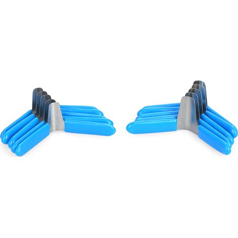 10 clips de acero inoxidable para candados de 0,18 mm – juego de herramientas de cerrajería para practicar la apertura. (1/4)