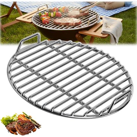 Roestvrij Stalen BBQ Gallo Ø28 cm - Bovenrooster - BBQ Rooster Rond - Barbecuerooster RVS - Duurzaam & Hittebestendig Grillrooster - Vervangingsro (1/5)