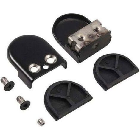 Pince À Verre - Acier Inoxydable 304 Noir - Pour Verre 8 À 10 Mm - Finition Polie - Lot De 8 (1/5)