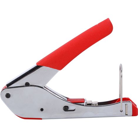 Pince à sertir pour câbles coaxiaux RG59/RG6, connecteur F pour antenne TV et installations CATV (1/5)