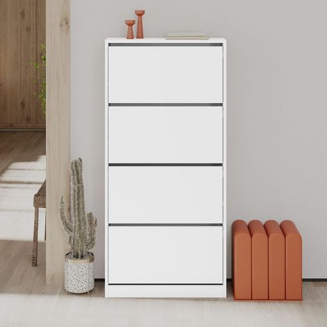 Scarpiera 4 ante a ribalta SHC540BI colore bianco (1/5)