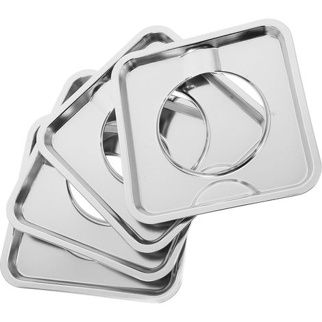 Bac De Carré En Acier Inoxydable Pour Cuisinière À Gaz Et Brûleur Électrique (1/5)