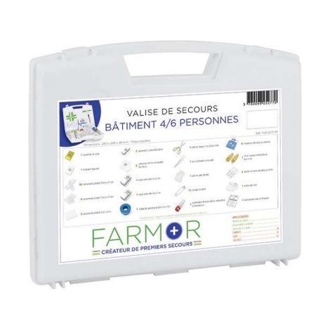FARMOR Notfallkoffer Gebäude - 4/6 Personen - FAR2077PP (1/2)