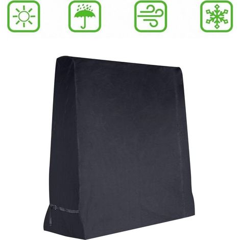 Housse de table de ping-pong 185 x 165 x 70 cm – Tissu Oxford 210D imperméable – Protection contre intempéries et UV – Compatible avec la plupart des modèles - CM 201 D (1/5)
