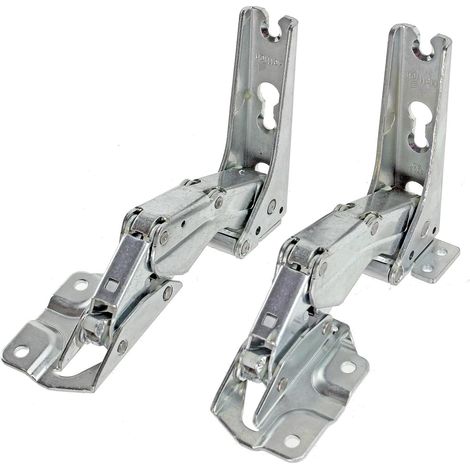 Lot de 2 charnieres de porte (droite et gauche) pour refrigerateur, congelateur AEG, Electrolux, Faure, Zanussi - 3362 3363 5.0