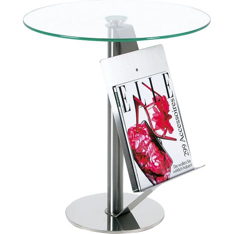 FRANKEL kaiserkraft, Table d'appoint avec porte-journaux, h x Ø