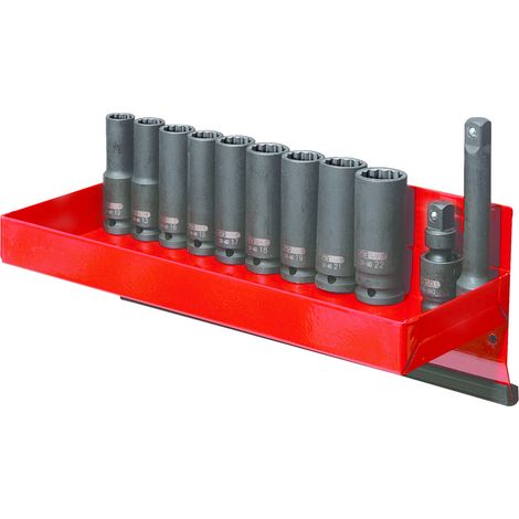 KS Tools 1/2 12-kant-Kraft-Stecknuss-Satz, lang, 13-tlg