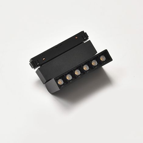 Lampada a Griglia LED Magnetica 48v DC 6w per Binario Magnetico SilampLuce Calda 3000k