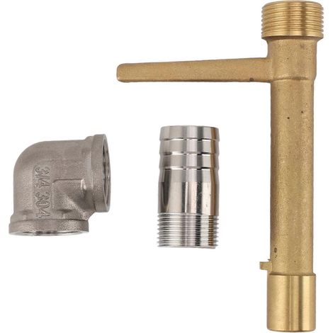 Clé de raccord rapide G3/4 antirouille et étanche pour raccord de tuyau d'arrosage, pour système d'irrigation de jardin. (1/4)