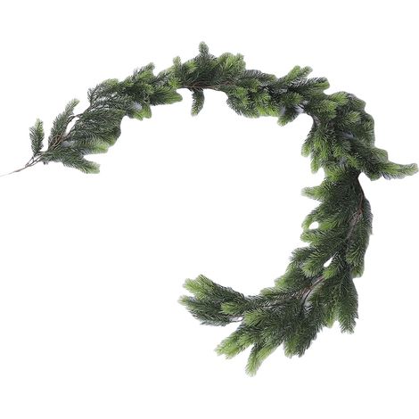 74.8 Inch Plastic Pine Needle Vine with Bendable Metal Wire for Home Party Holiday Decoration (1/5)