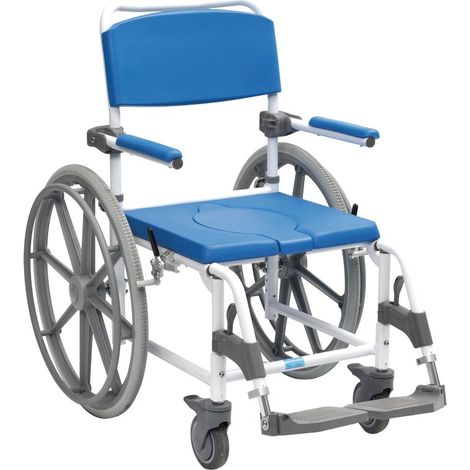 Chaise de douche / WC Aston grandes roues