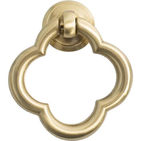 Hängegriff aus Messing für Schranktüren, Retro-Schubladengriff für Kommoden, Ringgriff für Möbel mit einem Loch (1/5)