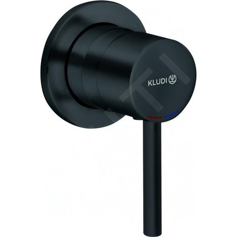 Kludi Bozz - Mitigeur de douche encastré, noir mat 389253976 (1/2)
