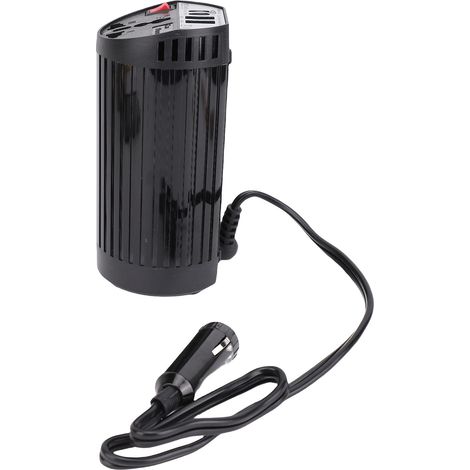 Convertisseur 12V continu vers 220V alternatif 200W, prise allume-cigare, charge rapide PD 24W et QC 24W pour voiture (1/5)