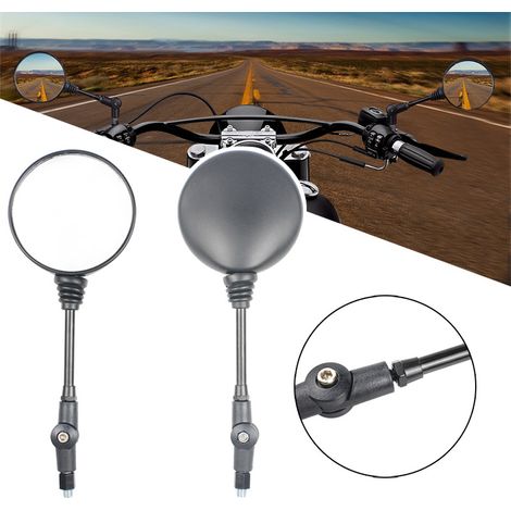 Motorcycle rearview mirror, anti-fall rearview mirror, off-road vehicle rearview mirror, folding anti-fall rearview mirror, round car rearview mirror