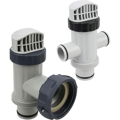 Vanne à piston de piscine à double fente pour piscines hors sol INTEX 25010 11872 pour pompes filtrantes de 1500 2500 4000 GPH 2 pièces en plastique interrupteur rotatif débit d'eau (1/5)
