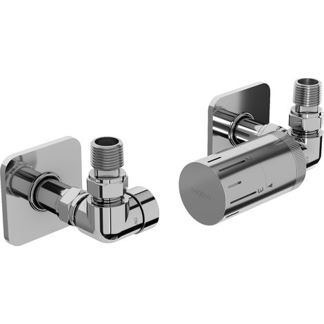 Mexen G05 conjunto termostático axial con embellecedor S, cromo - W903-958-909-01 (1/3)