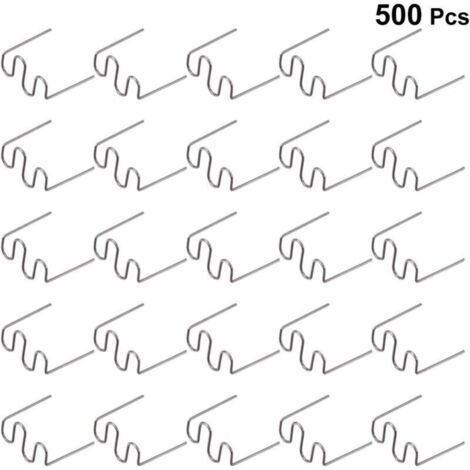 500 Pcs 0.8 Mm Baguettes de Soudage Agrafe Chaude Réparation Machine en Plastique Soudage Agrafeuse Chaude (1/5)