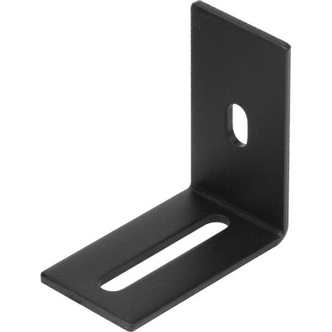 1 pièces d'équerres d'angle à trous de fente, Equerre de fixation, 70x70x40mm, épaisseur de 3mm, cornières équerres métalliques (1/4)