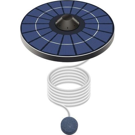 Pas Besoin de Brancher la Pompe à oxygène Flottante pour Bassin à Poissons extérieur Solaire (1/5)