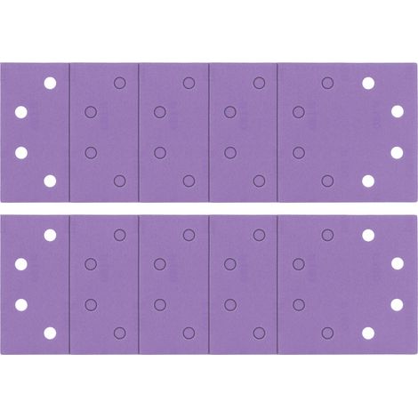 Trend 1/4 Foglio abrasivo (114 x 110 mm) in ossido di alluminio, 180 grana, AB/QTR/180A, Confezione da 10 (1/4)