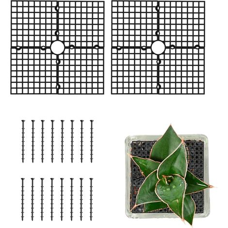 2 Pcs Grande Grille de Pot de Fleurs, Grille Protection Plante 30 Cm Découpable, Protège Plante Chat, Protégez les Plantes des Enfants, des Tout-Petits et des Animaux Domestiques (1/5)