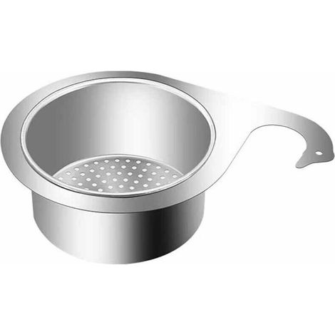 Passoire D'évier - Acier Inoxydable 304 - Forme Triangulaire Pour Angle De Lavabo - Filtre Déchets Cuisine Et Légumes - 1 Pièce