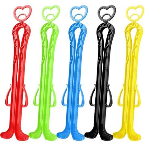 pezzi di tendiscarpe in plastica, supporti per stivali, cuscini per esporre i bagagli, supporti per tacchi, 34,57,5 cm (nero, rosso, giallo, blu, verde) (1/4)