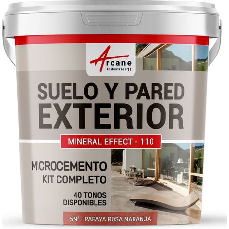 Microcemento para exteriores: suelos, muros, terrazas, balcones, escaleras