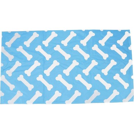 Tapis rafraîchissant pour chien et chat, gel rafraîchissant haute densité, coussin d'été imperméable et résistant, antidérapant, taille M, rembourrage complet, idéal pour animaux en période de chaleur (1/5)