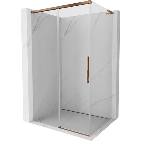 Mexen Rox L Schiebeduschkabine 110 x 120 cm, transparent, Roségold - 8C2L-110-120-60-00