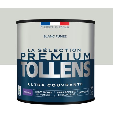 Peinture Velours Ultra Couvrante Blanc Fumée 0,5 L