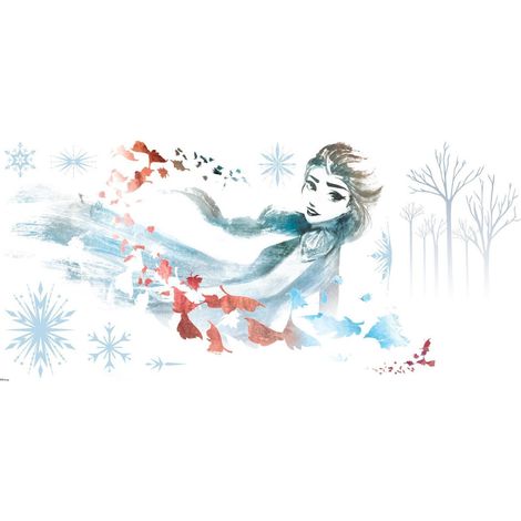 Stickers Elsa La Reine des Neiges 2 Disney Aquarelles et dessins