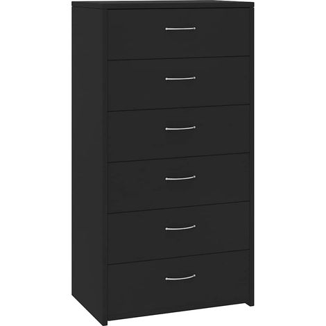 Maison Exclusive - Aparador con 6 cajones madera contrachapada ne (1/5)