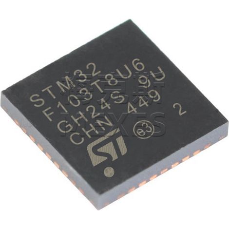 Elektronische Bauteile des STM32F103T8U6 STM32F103TBU6 Chips, 5 Einheiten zum Zusammenbauen.