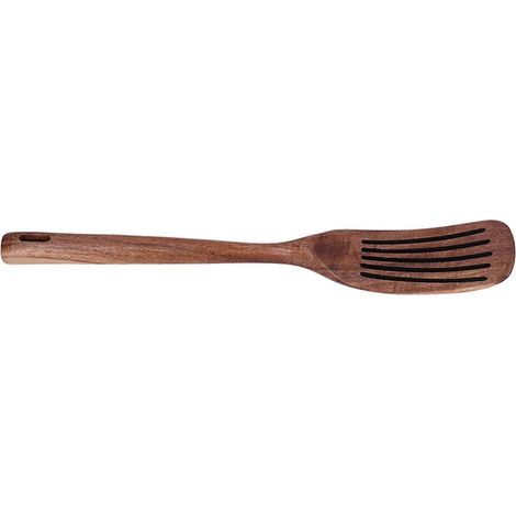 Spatule en bois sûre et inodore, ustensile de cuisine ménager avec long manche pour la cuisson (1/4)