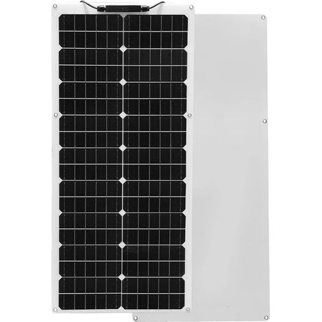 Kit de panneaux solaires, 50W - 100W de puissance, silicium monocristallin, design flexible (1/2)