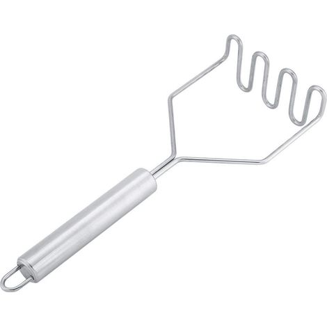 Schiacciapatate in acciaio inox con manico. Tritaverdure. (1/5)