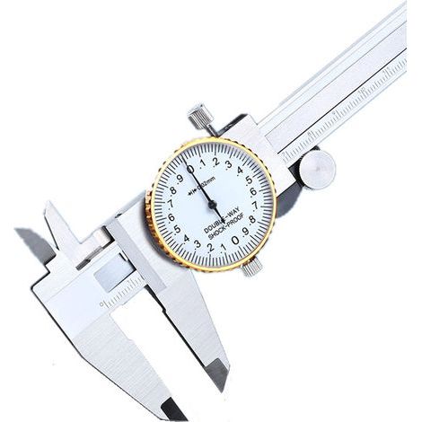 BDD-Messschieber mit Tischhalterung, standardmäßiger hochpräziser ölgefüllter Messschieber, Messbereich 0–150 mm (1/5)