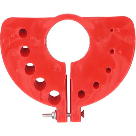 Bohrerschärfer 3–12 mm, verschiedene Ausführungen, Schleifmittel für Winkelschleifer, rot (1/5)