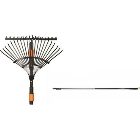 Fiskars Gartenwerkzeug-Set schwarz und orange 3 Teile