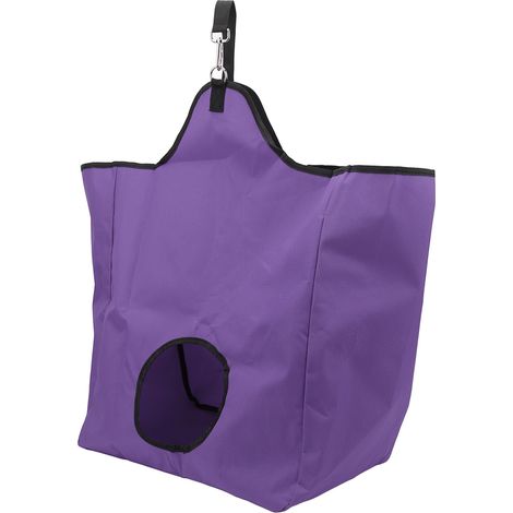 Sacs à foin à alimentation lente pour chevaux, grande capacité, résistants aux salissures, suspendus, en tissu Oxford 600D violet, pour cochons d'Inde (1/5)