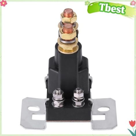 Contacteur de démarrage automatique SPST, courant élevé 500A DC 12V, commutateur de relais lourd universel adapté à la double (1/4)