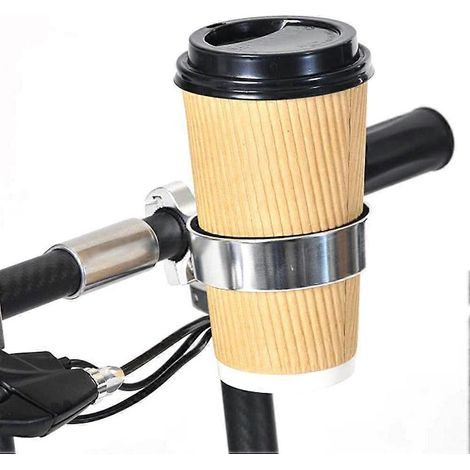 Porte-bouteille/gobelet/tasse à café réglable pour guidon de vélo de route, en alliage d'aluminium.