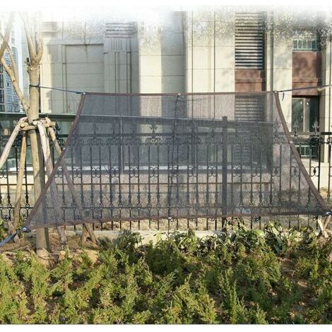 Toile Ombrage PEHD Respirant Protection Rayons 50-60% UV pour Jardin Terrasse Filet Protection Solaire Filet Protection Solaire pour Serre Grange Ou Chenil Toit Couvre (3×6m) (1/5)