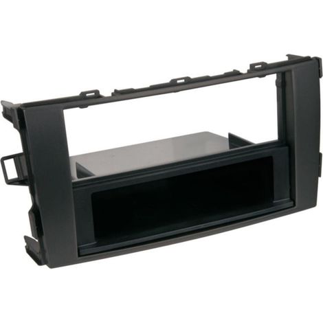 Support autoradio 2DIN compatible avec Toyota Auris 07-12 - avec vide poche
